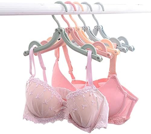 8pcs Folding Clothes Hangers, LOMYLM 4 Colors Travel Hangers Foldable Portable Plastic Clothes Coats Hangers Home Hotel Camping Holiday Travel Accessories Cruise Essentials (Green/Blue/Pink/Beige) - Image 5