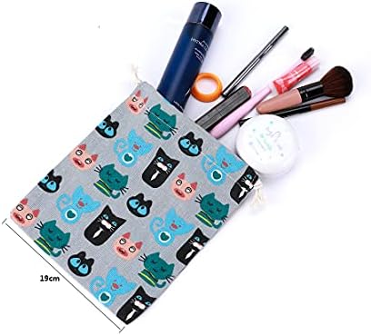 3 pcs Drawstring Storage Bag Set for Baby Stuff, Travel Home Accessories, Little Cats - Image 4