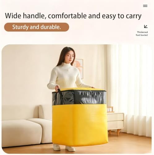 Moving Storage Bags – 140L Clothing Container, Large Capacity Organizer | Relocation Bag - Spacious Storage for Clothes and Household Items | Oxford Fabric Material with Carry Handles, Moving Travel - Image 5