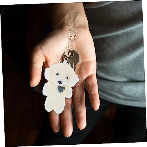 SUPVOX Puppy Keychain Set of 2 Plush Dog Keyrings Soft Toy Keyring Backpack Charms for Girls Fluffy Keychain for Bags Keys and Gifts for Dog Lovers - Image 9