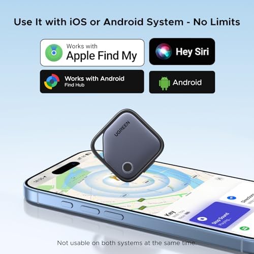 UGREEN FineTrack Duo (4 Pack) for iOS & Android, USB-C Rechargeable Tracker Compatible with Apple Find My and Google Find Hub, Keys Finder and Item Locator for Wallet, Backpack, Luggage and More - Image 2