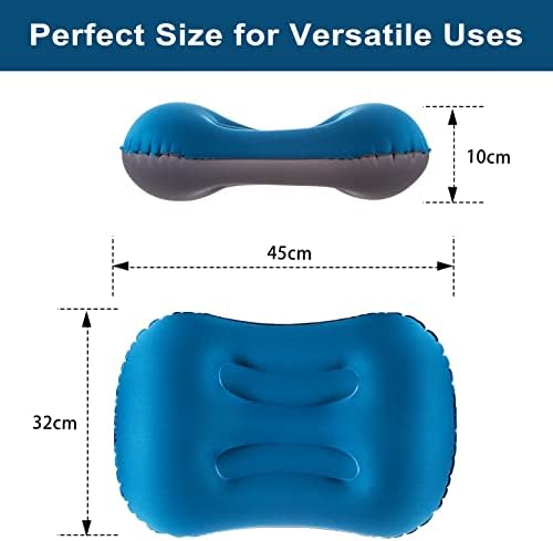 Eono Ultralight Inflatable Camping Pillows for Adults, Compressible Compact Travel Inflatable Pillow, Comfortable Ergonomic Blow Up Air Pillow for Camping, Hiking, Beach, Fishing - Image 6