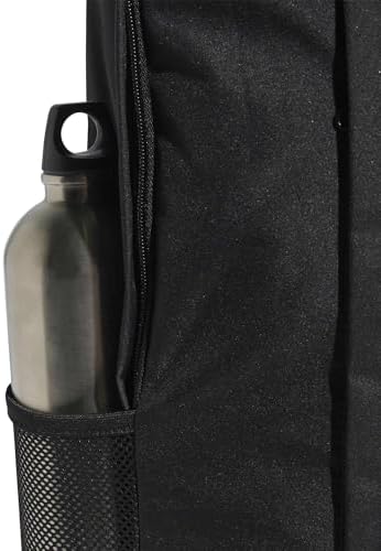 adidas Unisex Linear Backpack, black/black/white, One Size - Image 7