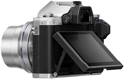 Olympus OM-D E-M10 Mark IV Micro Four Thirds System Camera Kit, 20 MP sensor, electronic viewfinder, 4K video, powerful AF, Wi-Fi, silver incl. M.Zuiko Digital ED 14‑42mm F3.5‑5.6 EZ Pancake silver - Image 3
