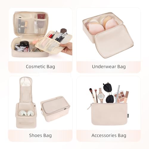 BAGAIL Packing Cubes for Suitcase 8 Set, Lightweight Luggage Packing Organizers Packing Cubes for Travel Accessories - Image 3