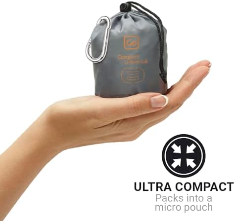 Go Travel Compact Neck Pillow - Head & Back Support for Flights | Cushioned head, neck and back support for long flights, coaches, cars and train journeys - Universal, Black. Ref 257.101. - Image 7