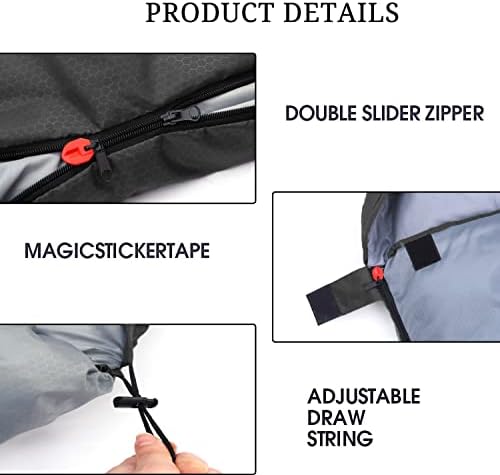tuphen Sleeping Bag - 3-4 Seasons Camping Sleeping Bags for Adults for Hiking, Backpacking, Cold Weather & Warm Lightweight Travel Gear - Image 4