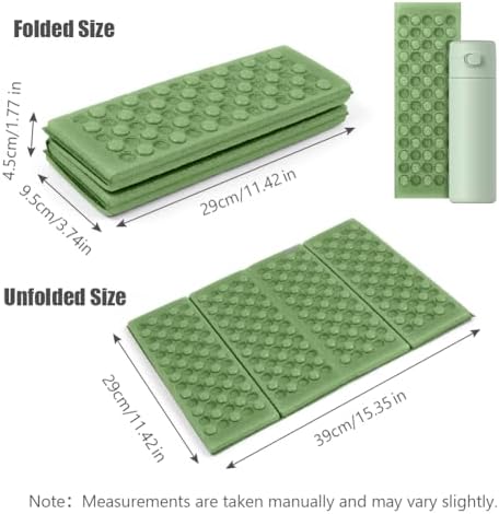HOTUT Folding Sit Mat, Insulated Folding Foam Sit Mat, Ultralight XPE Foam Cushion, Waterproof, Durable and Lightweight Hiking Seat Pad, Essential Camping Accessories for Outdoor Travel Adventure - Image 2