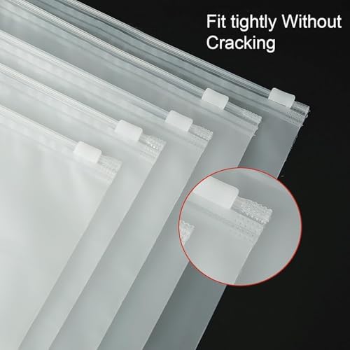 Zhtulck 30Pcs Reusable Ziplock Bags,40X30cm Hospital Bag Maternity Essentials, Travel Bags Organiser with Stickers, Hospital Bag Organiser Pouches Ziplock Bags for Clothes,Shoes,Cosmetics - Image 4