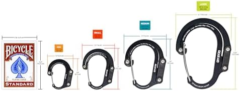 GEAR AID HEROCLIP Carabiner Gear Clip and Hook (Medium) for Camping, Backpack, Suitcases and Garage Organization - Image 12