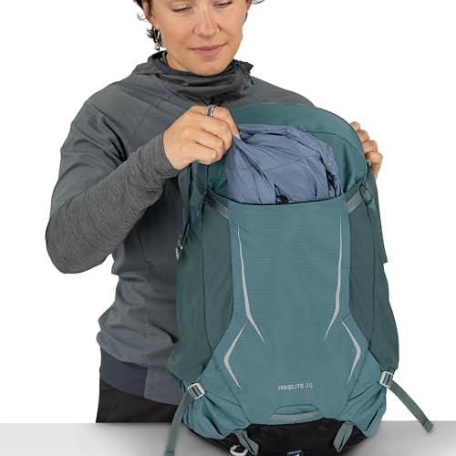 Osprey Hikelite Unisex Hiking Bag, 26L, Raven Black - Image 11