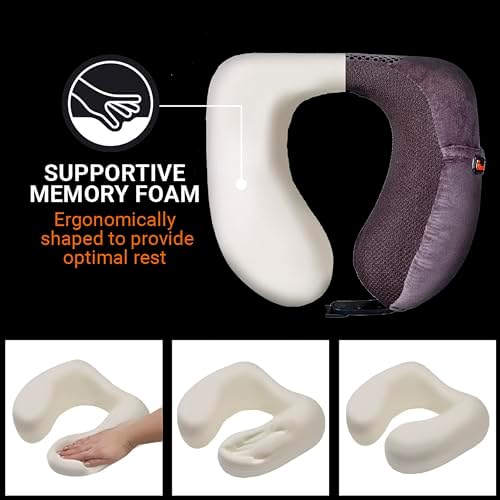 Go Travel Ultimate 3.0 Luxury Neck Pillow - Soft Memory Foam Support | Cushioned head & neck support for flights, coaches, cars and train journeys - Super Supportive & Ergonomic. Ref 489.101. - Image 8
