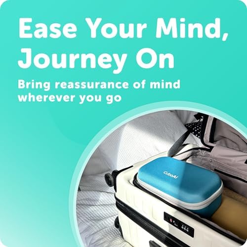 CüboAi CuboAi Travel Case | Protective Hard Shell Carry Case for CuboAi Smart Baby Monitor, Mobile Stand and Accessories | Tranquil Blue - Image 2