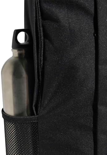 adidas Unisex Linear Backpack, black/black/white, One Size - Image 9