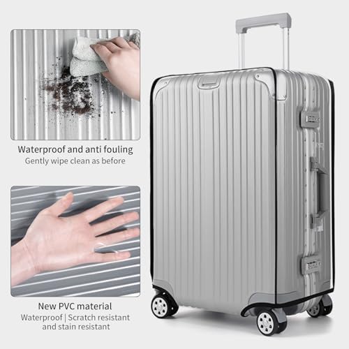 30-Inch Transparent Luggage Cover – Waterproof PVC Protector for Suitcases, Durable & Clear Travel Case Cover for Checked Bags, Perfect for Business & Vacation - Image 5