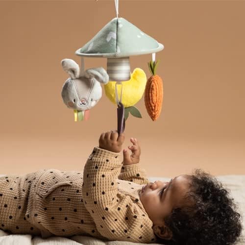 Taf Toys Urban Garden Pram Mobile with Soothing Sounds. Baby Travel Mobile with Soft Sensory Hanging Toys and a Chime Bell. Easy to Attach to Car Seat or Push Chair. Suitable from 0 months + - Image 5