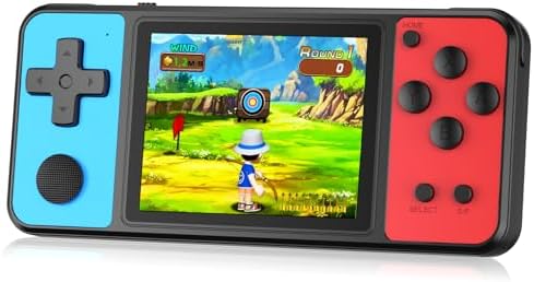32 Bit Handheld Games for Kids Built-in 139 Video Games,3.0" IPS Screen Rechargeable Portable Arcade Gaming Player,Electronic Toys for Boys Girls Birthday Xmas Gift