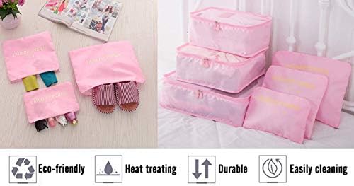 Vicloon Multifunction Packing Cubes - 8 PCS Organizer Packing Bags for Suitcase, Travel Essentials with Shoe Bag - Image 6