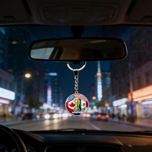 2026 Keychain, Football Keychain for Boys, for Football Fans Watching The Match, Fan Merchandise, Automobile and Office Decorations - Image 2