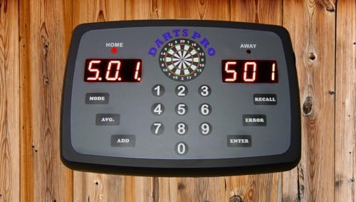 Thomas & Anca Club Supplies Ltd Darts Pro Electronic Dart Scorer Electronic Scoreboard For Dart Lovers Dart Players Man Cave Gift Bar Pub Game Xmas Present Gift for Him - Image 3