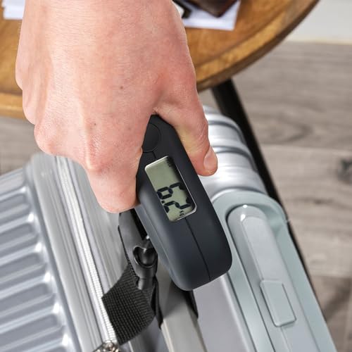Salter Digital Luggage Scale, 40 Kg | Easy-grip handle, clip strap fastening, LCD digital display, compact portable design, battery included, 0.1 g increments - Image 3