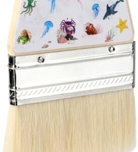 Beach Removal Cleaner Brush, Quick Dry & Reusable Sand Cleaning for Kids Adults Women, Must-Have Remover Essentials for Travel Vacation Summer Sandbox Activities Accessories (Ocean Creature Style)