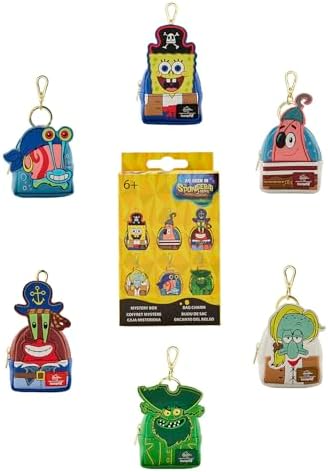 Loungefly Nickelodeon SpongeBob SquarePants Mystery Mini Backpack Keychain Charm