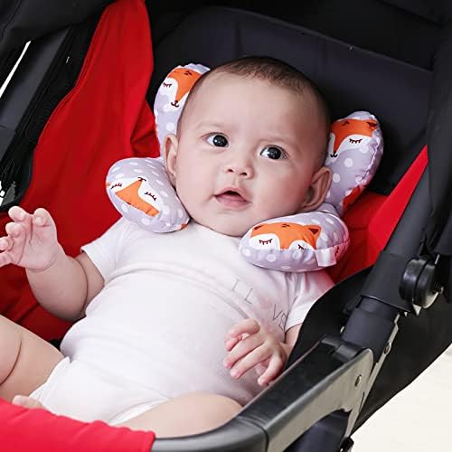 Baby Car Travel Pillow Infant Head Neck Support Pillow Car Seat Cushion Newborn Toddler Car Sleeping Pillow Kids U-shaped Head Neck Protector Pillow Headrest Pillow For Car Seat Pushchair Stroller - Image 5