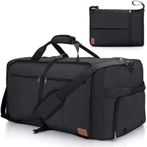 Urtala Travel Duffel Bag for Men & Women, 120L Holdall Bag Foldable Weekend Overnight Bag with Shoe Compartment & Shoulder Strap, Lightweight Waterproof