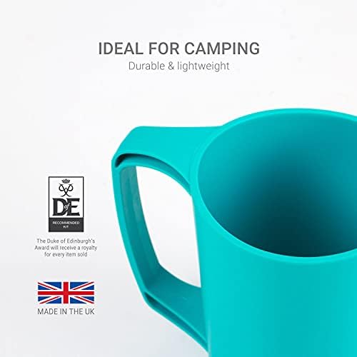 Lifeventure Ellipse Reusable Mug for Camping, Travel & Outdoor - Teal - Image 2