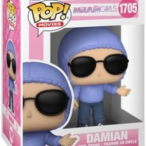 Funko Pop! Movies: Mean Girls – Damien - Keychain Novelty Keyring - Collectable Mini Figure - Stocking Filler - Gift Idea - Official Merchandise - Movies Fans - Backpack Decor