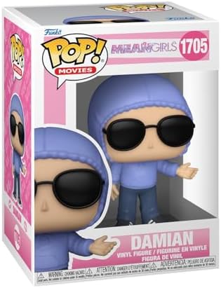Funko Pop! Movies: Mean Girls – Damien - Keychain Novelty Keyring - Collectable Mini Figure - Stocking Filler - Gift Idea - Official Merchandise - Movies Fans - Backpack Decor