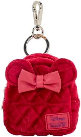 Loungefly Minnie Mouse Glitter Mystery Mini Backpack Keychain Charm - Image 3