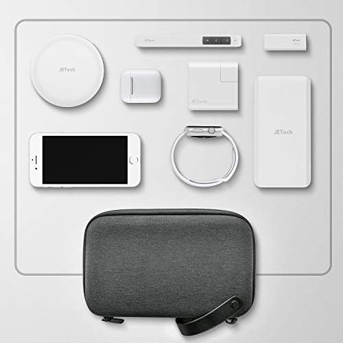 JETech Travel Accessories Organizer Case, Gadget Pouch Portable Electronic Pouch for MacBook Power Adapter, Cable, Stylus Pen, SD Card, Power Bank, USB Flash Drive - Image 2