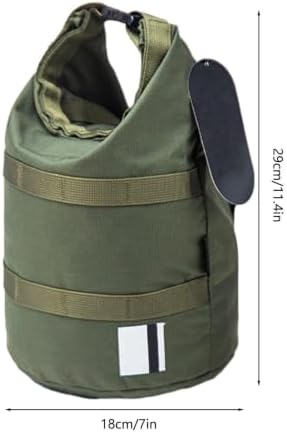 Camping Pot Storage Bag – Round Bottom Cooking Utensils Organizer | Large Carrier Travel Tote | Heavy Duty 500D Nylon Portable Hand Pouch For Fishing Hiking Hunting Kit Pans Lunch Box - Image 5