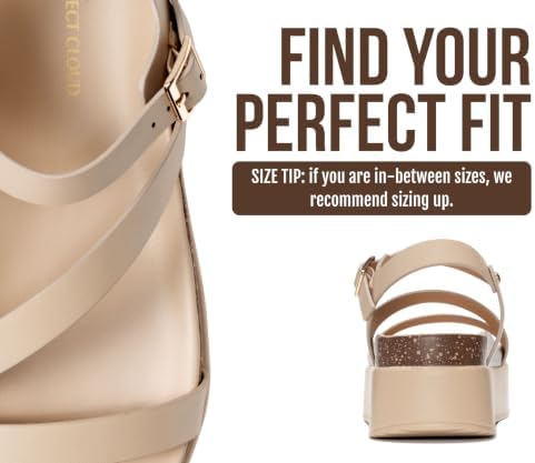 Project Cloud Genuine Leather Flat Sandals Women 2025 Beach Essentials Womens Sandals Memory Foam Vacation Essentials Slides for Women Footwear (Mellow) - Image 5