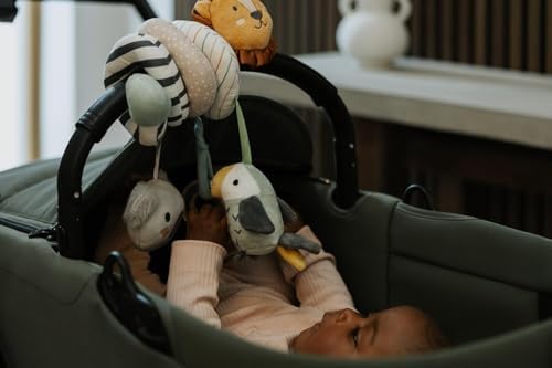 Nuby Baby Pram Spiral - Sensory Colourful Pram Toy | Early Development | Suitable from Birth (Animal Adventures) - Image 3