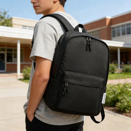School Backpack, Classic Casual Rucksack for Men Women 15.6 Inch Laptop Backpack for Girls Boys Teenage College Students - Image 6