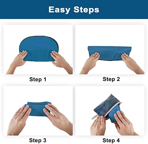 Eono Ultralight Inflatable Camping Pillows for Adults, Compressible Compact Travel Inflatable Pillow, Comfortable Ergonomic Blow Up Air Pillow for Camping, Hiking, Beach, Fishing - Image 7