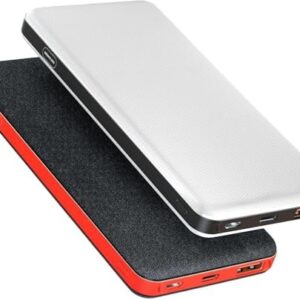 2-Pack Power Bank Portable Charger 10600mAh, PowerBank 2.4A Fast Charging USB C Input and Output, for Smartphones and More