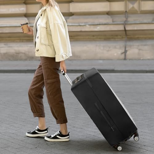 Transparent PVC Suitcase Cover, No Disassembly Required Clear Luggage Protector Suitcase Cover, Waterproof Travel Wrap Luggage Cover Protectors, Luggage Bag for Hard Cover Suitcase - Image 9