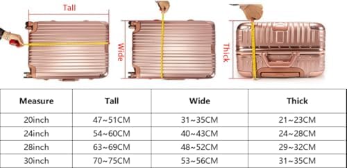 2pcs Clear PVC Suitcase Cover Protectors 28 Inch Luggage Cover for Wheeled Suitcase (2pcs 28 inch) - Image 2