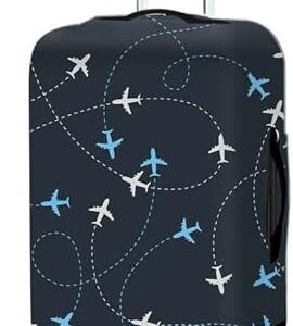 Suitcase Cover Luggage Protector, Elastic Washable Luggage Covers for Suitcases, Anti-Scratch Dustproof Trolley Case Protector Fits 18-21 Inch Luggage