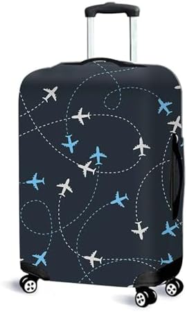Suitcase Cover Luggage Protector, Elastic Washable Luggage Covers for Suitcases, Anti-Scratch Dustproof Trolley Case Protector Fits 18-21 Inch Luggage