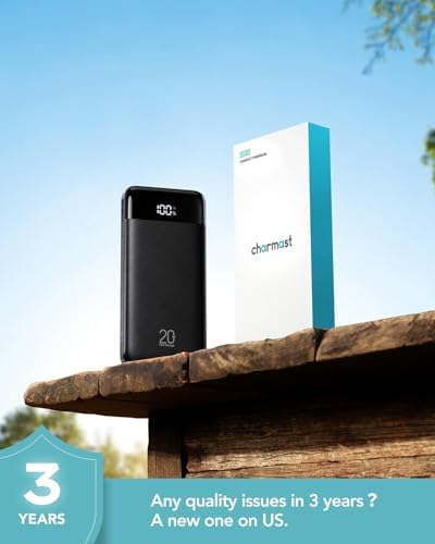 Charmast 20000mAh Power Bank with 4 Built-in Cables, 22.5W Fast Charging Portable Charger for iPhone, Android, iPad, No Extra Cords Needed for Travel, Work, Emergency - Image 9
