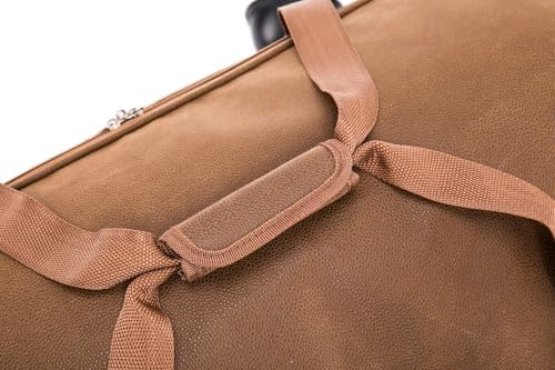 FLYMAX 30" Large Suitcase Faux Leather Lightweight Luggage Travel Trolley 100L - Image 8