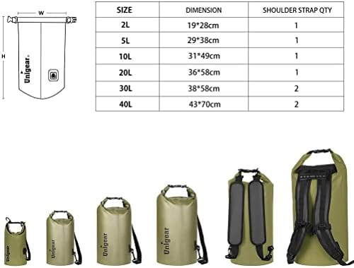 Unigear Waterproof Bags/Waterproof Bags/Dry Bag (2L/5L/10L/20L/30L/40L) for Outdoor Activities and Water Sports, Camping, Boating, Kayaking, Fishing with Waterproof Phone Pouch - Image 3