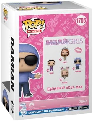 Funko Pop! Movies: Mean Girls – Damien - Keychain Novelty Keyring - Collectable Mini Figure - Stocking Filler - Gift Idea - Official Merchandise - Movies Fans - Backpack Decor - Image 3