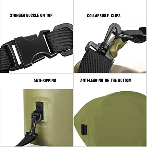 Unigear Waterproof Bags/Waterproof Bags/Dry Bag (2L/5L/10L/20L/30L/40L) for Outdoor Activities and Water Sports, Camping, Boating, Kayaking, Fishing with Waterproof Phone Pouch - Image 4