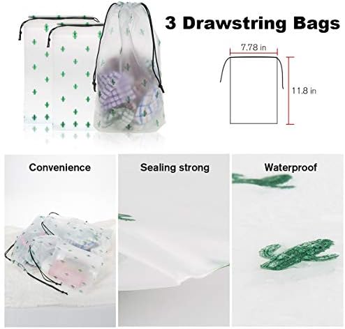 12 PCS Large Packing Cubes for Suitcases Various Sizes Suitcase Organiser Bags Lightweight Waterproof Luggage Organiser Bags (12, Gray) - Image 4
